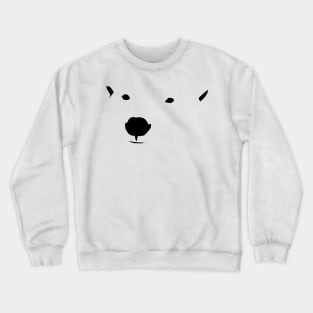 Polar bear face Crewneck Sweatshirt